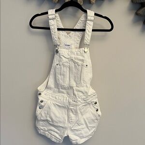Old Navy Classic White Overalls